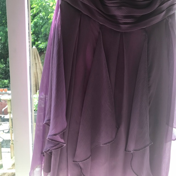 David’s Bridal strapless semi-formal dress - Picture 3 of 6